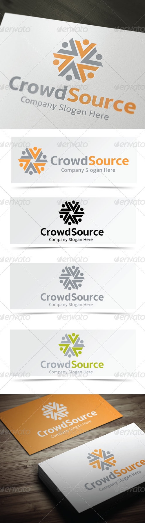Crowd Source, Logo Templates | GraphicRiver