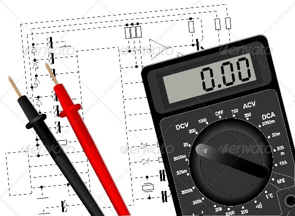 Digital Multimeter, Vectors | GraphicRiver