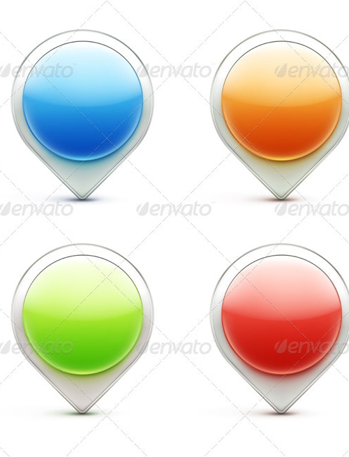 Pointer Icons, Vectors | GraphicRiver