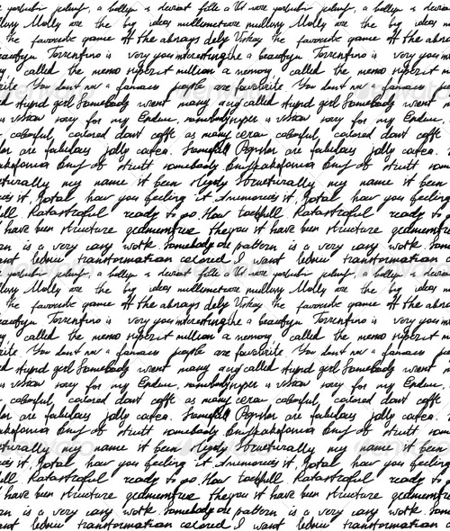 Seamless Background with Handwritten Letter, Vectors | GraphicRiver