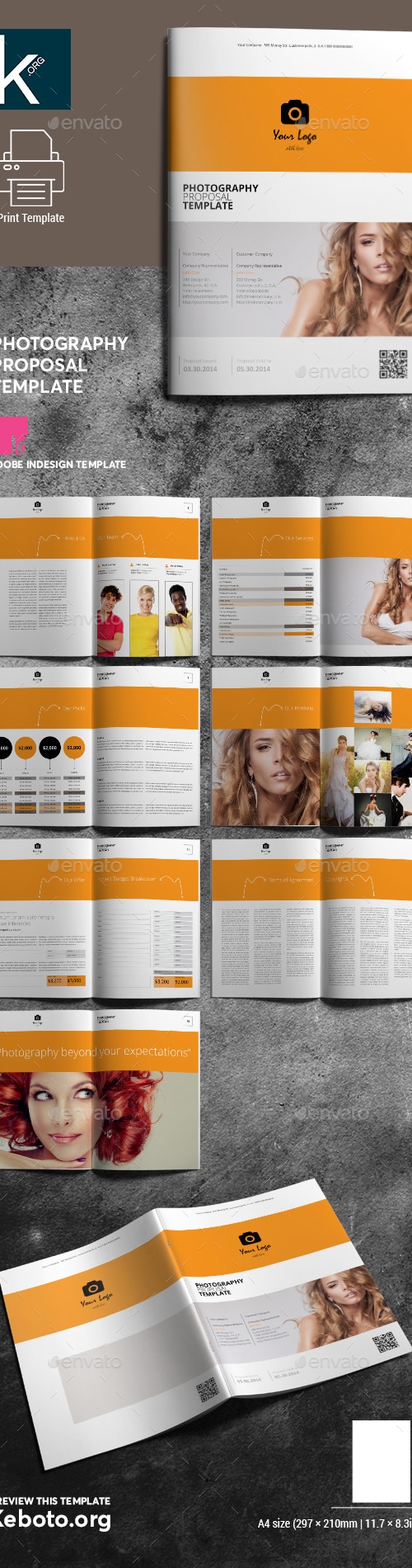 Photography Proposal Template, Print Templates | GraphicRiver