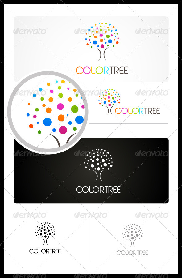 Color Tree, Logo Templates | GraphicRiver