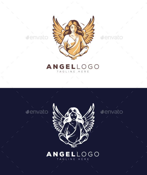 Angel Logo, Logo Templates | GraphicRiver