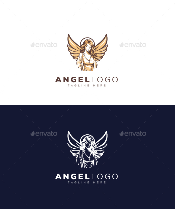 Angel Logo, Logo Templates | GraphicRiver