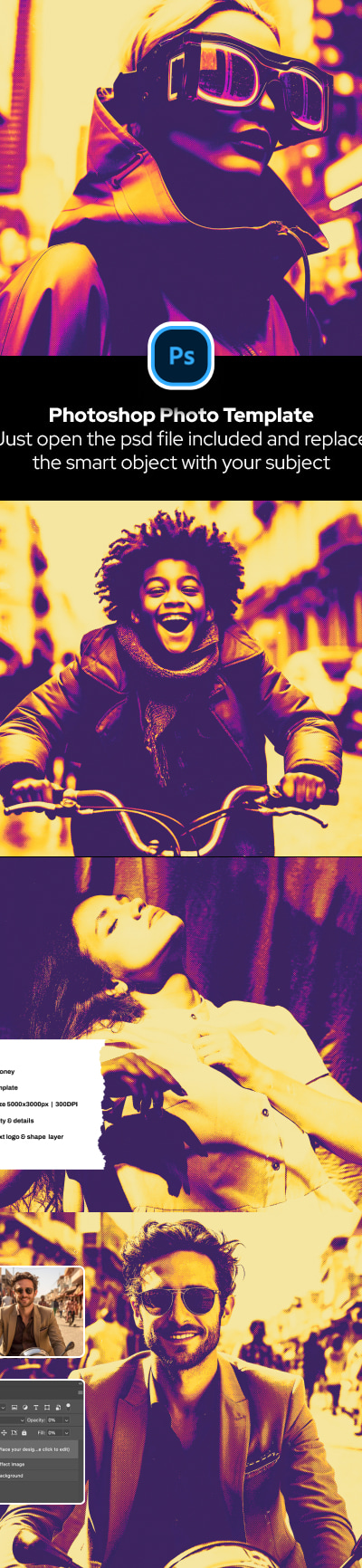 Solarize Halftone Photo Effect, Add-ons | GraphicRiver