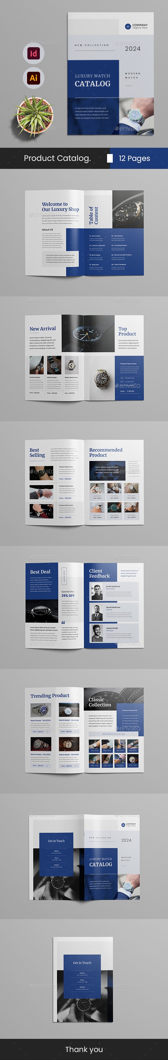 Product Catalog InDesign, Print Templates GraphicRiver