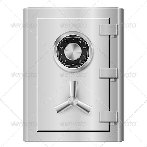Steel Safe, Vectors | GraphicRiver
