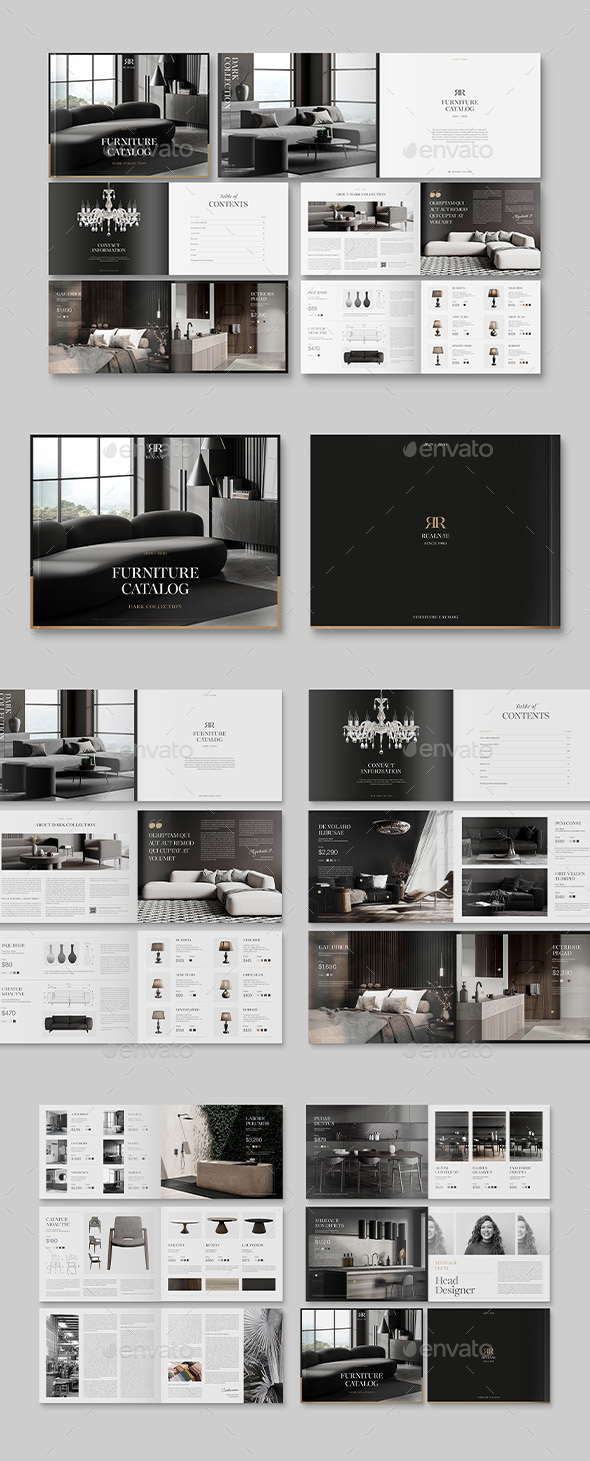 Landscape Catalog Template, Print Templates GraphicRiver