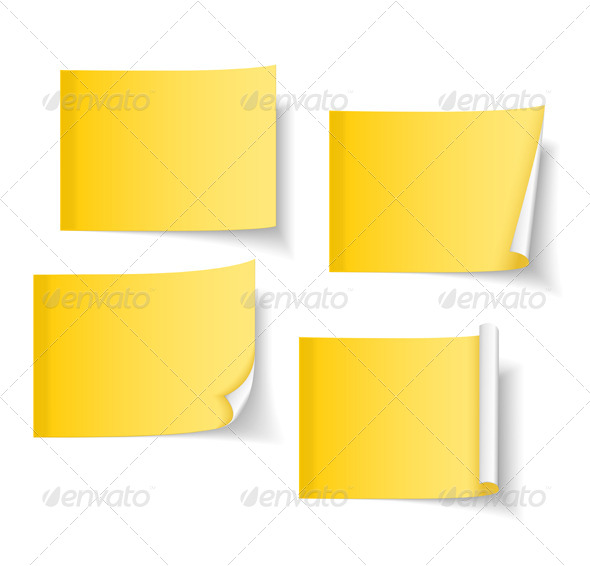 Sticky Notes, Vectors | GraphicRiver