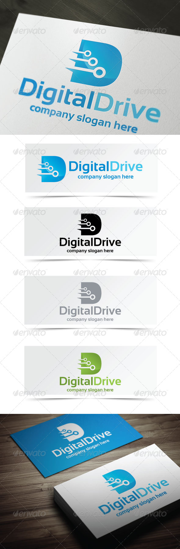 Digital Drive, Logo Templates | GraphicRiver