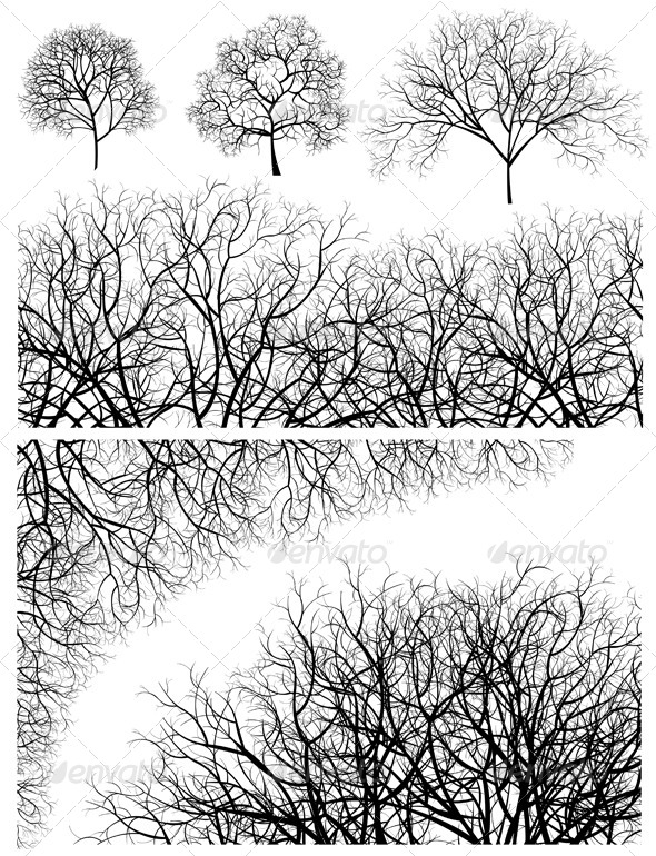 Tree Designs, Vectors | GraphicRiver