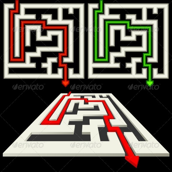 Labyrinth, Vectors | GraphicRiver