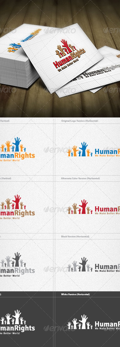 Human Rights Logo, Logo Templates | GraphicRiver
