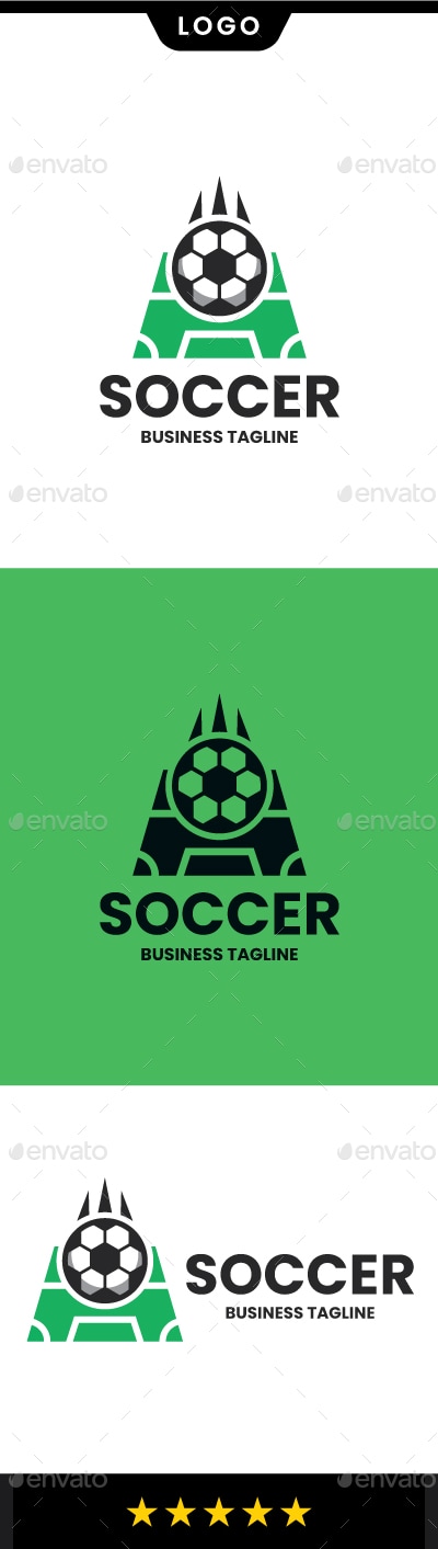 Soccer Match Logo Template, Logo Templates | GraphicRiver