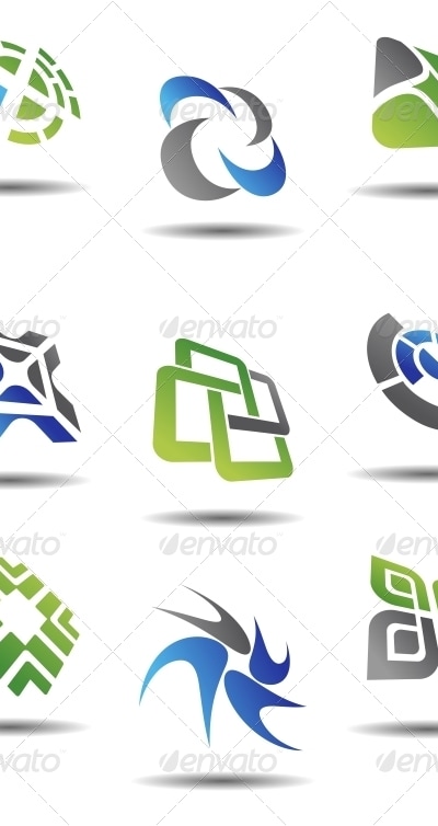 Set of Abstract Symbols, Vectors | GraphicRiver
