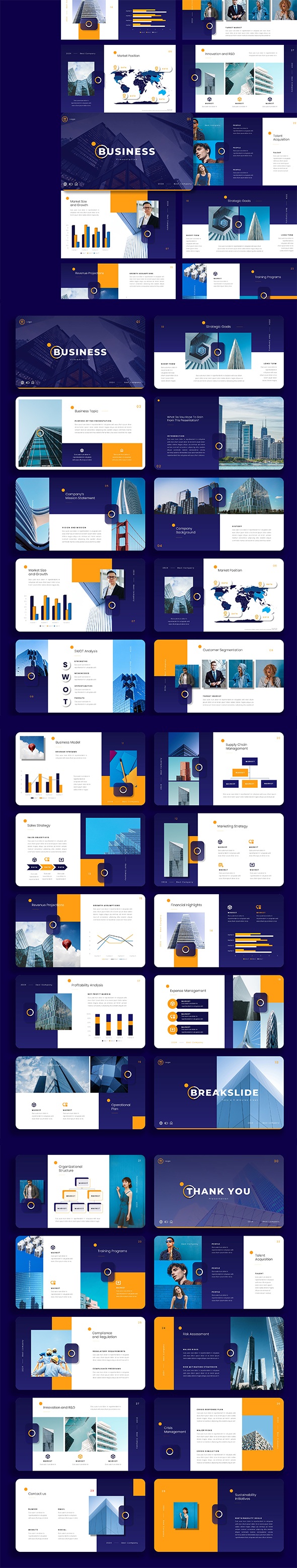 Interactive Business Powerpoint Template, Presentation Templates ...