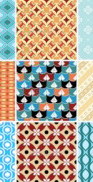 Abstract Vector Patterns, Vectors | GraphicRiver