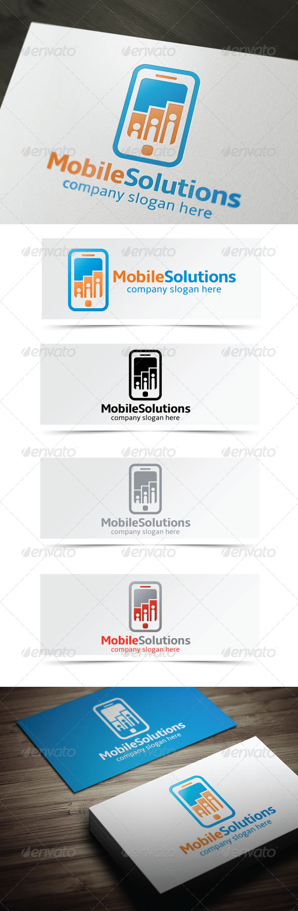 Mobile Solutions, Logo Templates GraphicRiver