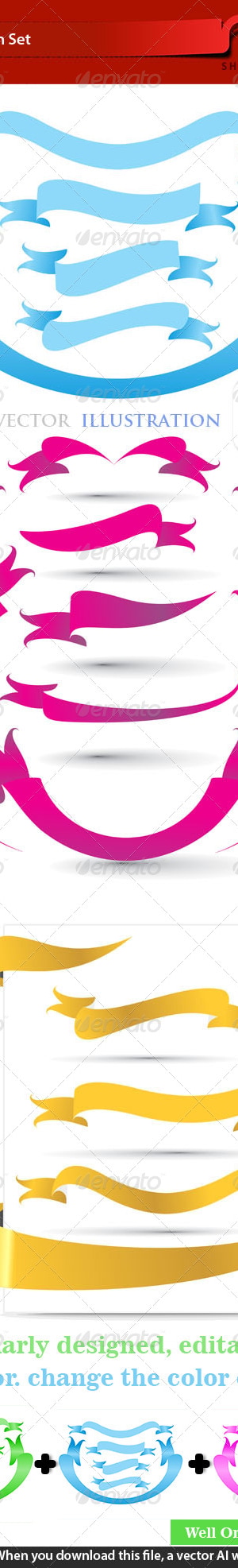 Web Ribbons & Banner , Vectors | GraphicRiver