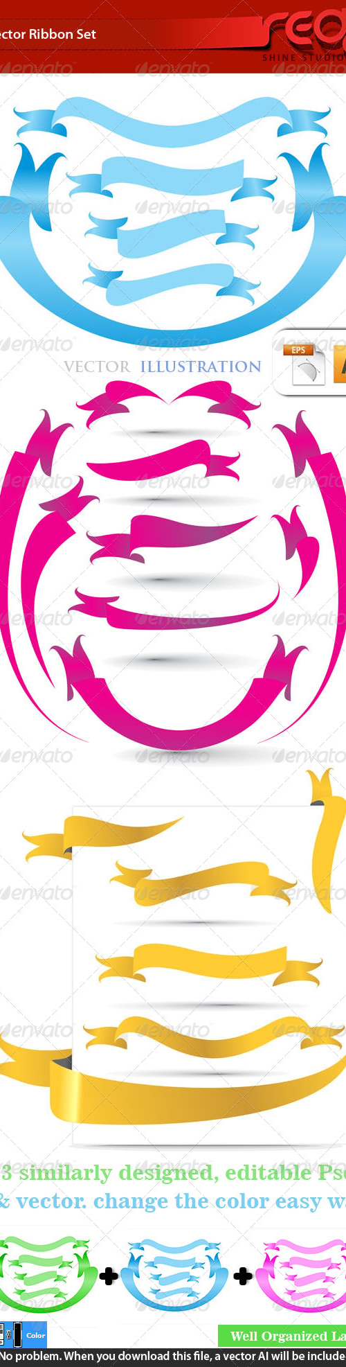 Web Ribbons & Banner , Vectors | GraphicRiver