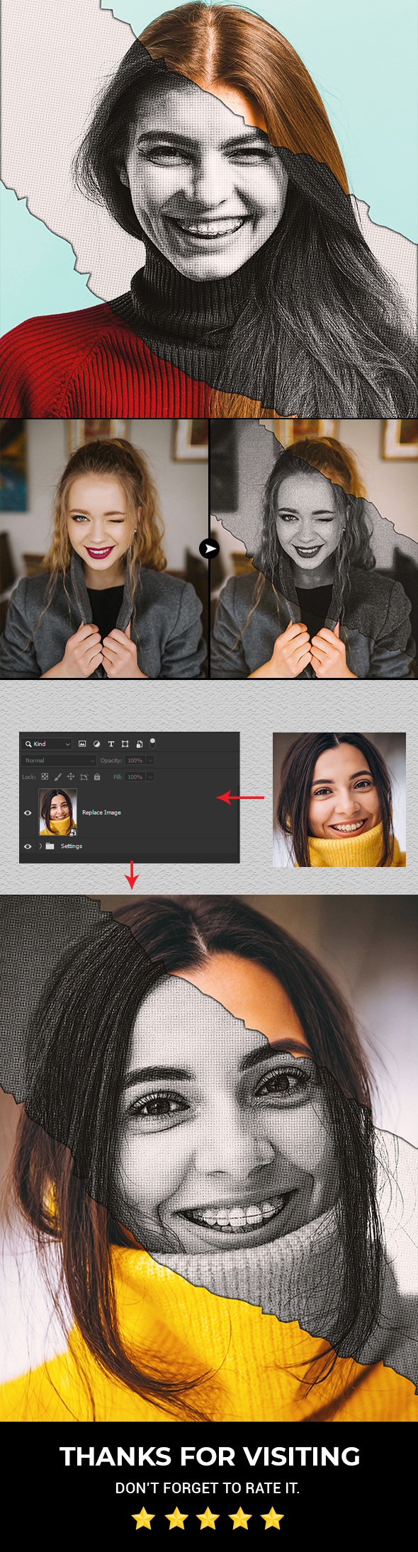 Ripped Paper Photo Effect, Add-ons | GraphicRiver
