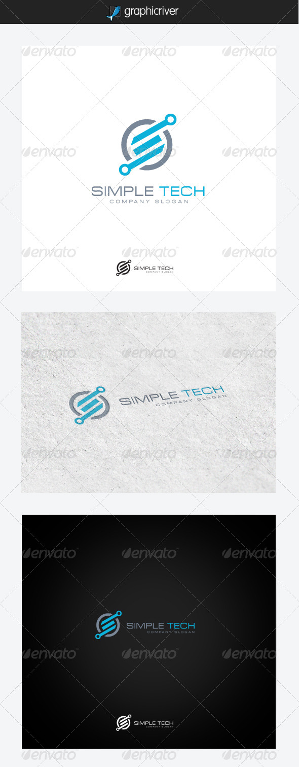 Simple Tech, Logo Templates | GraphicRiver