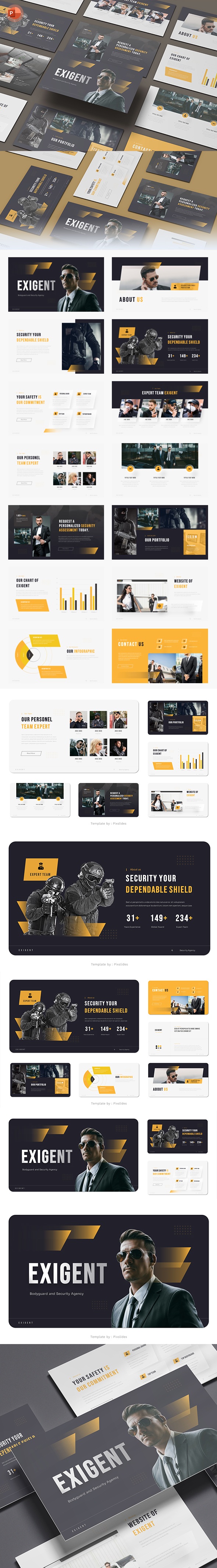 Exigent - Bodyguards & Security Agency PowerPoint Presentation ...