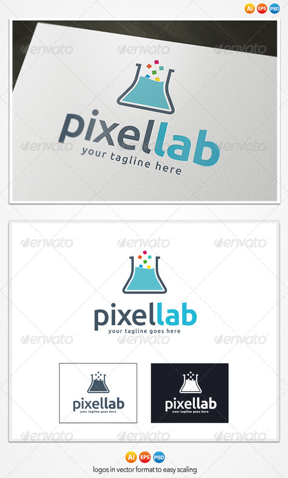 Pixel Lab Logo, Logo Templates | GraphicRiver