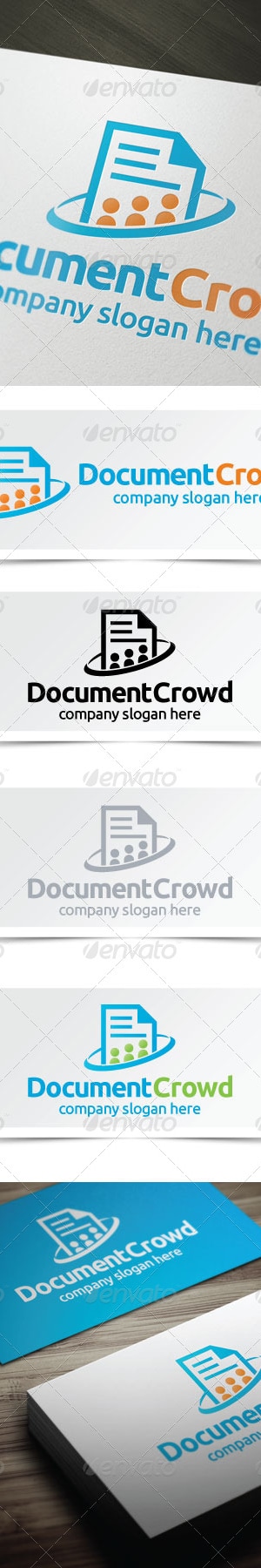 Document Crowd, Logo Templates | GraphicRiver
