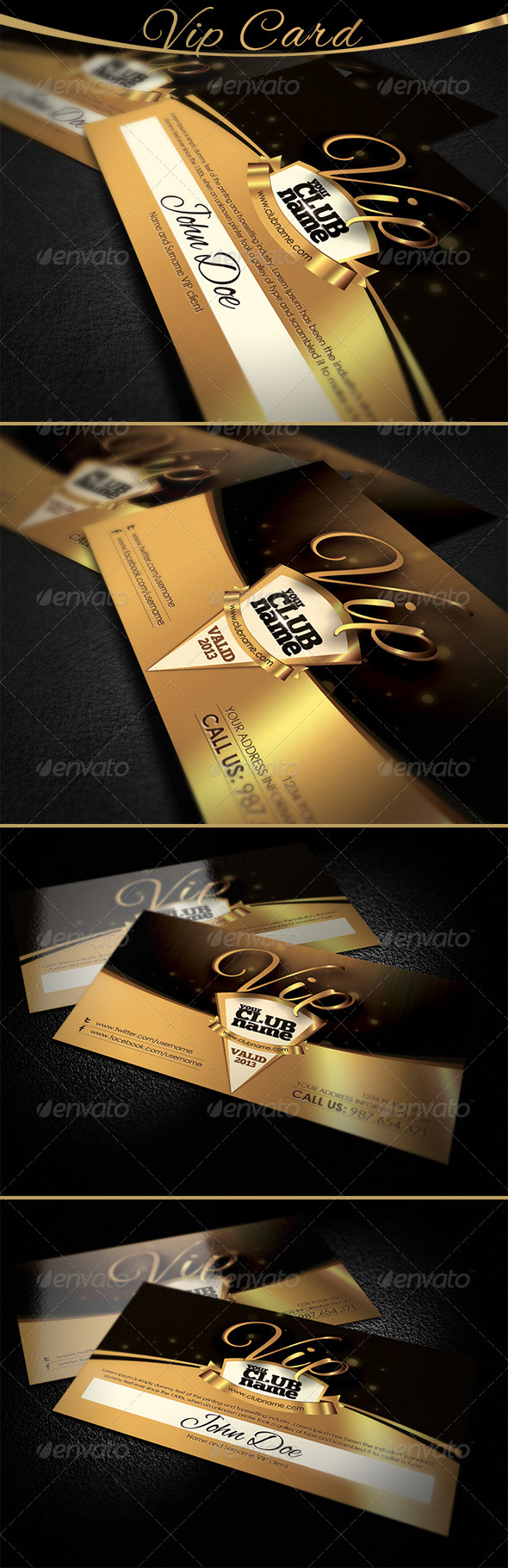 Vip Card, Print Templates | GraphicRiver