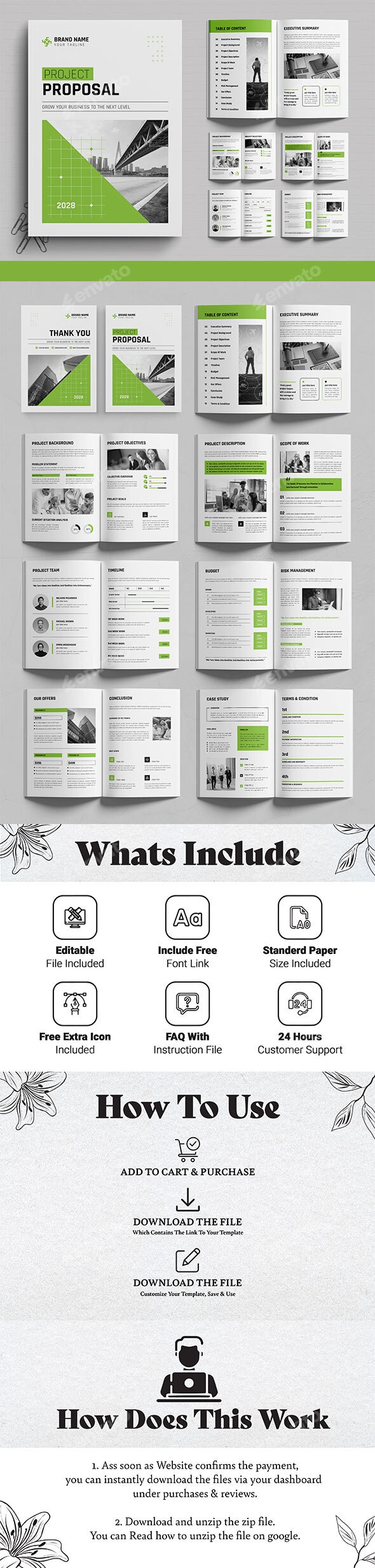 Project Proposal Design Layout, Print Templates | GraphicRiver