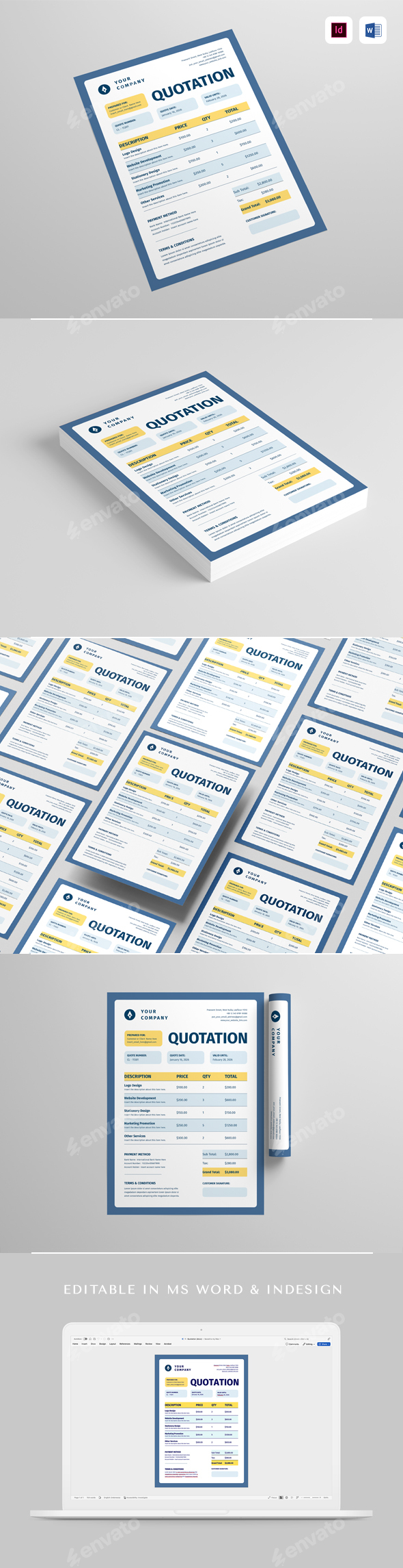 Quotation, Print Templates | GraphicRiver