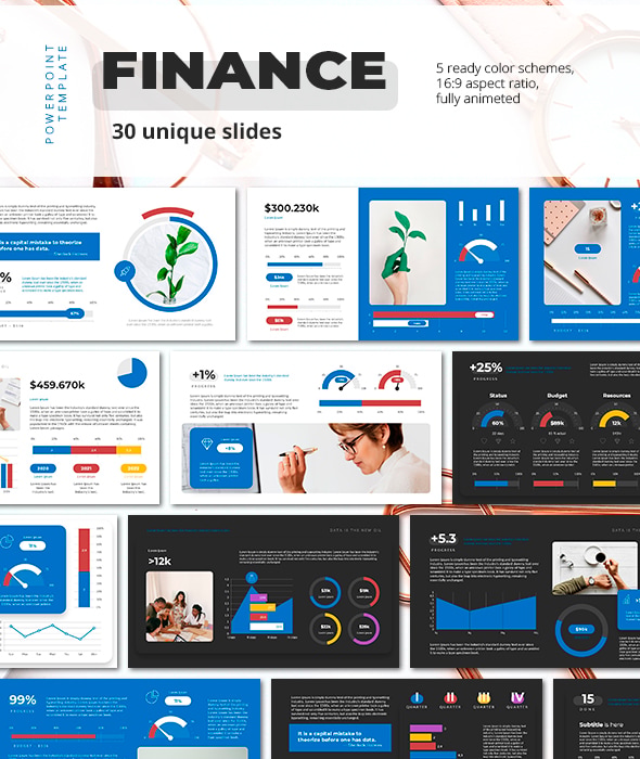 Finance PowerPoint Presentation Template, Presentation Templates ...
