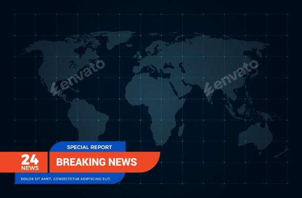 News Broadcast Background, Vectors | GraphicRiver