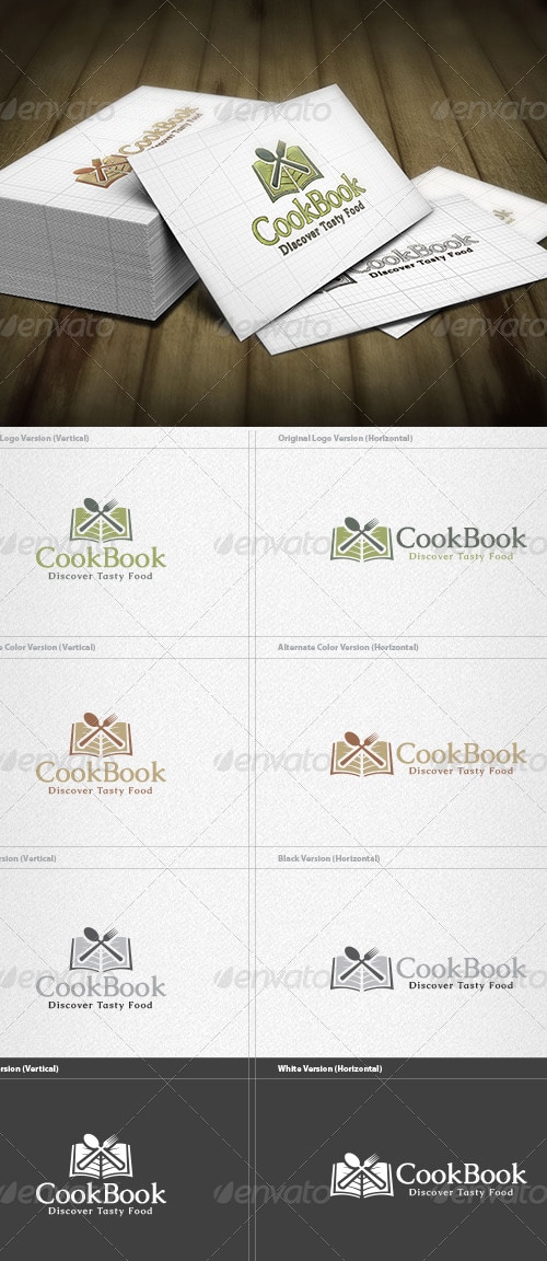 Cook Book Logo, Logo Templates | GraphicRiver