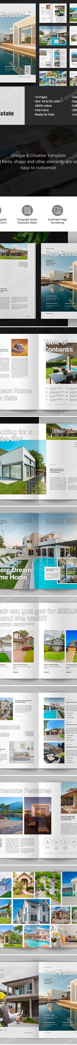 Real Estate Magazine, Print Templates | GraphicRiver