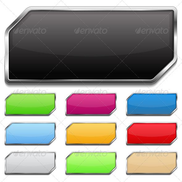 Buttons, Vectors | GraphicRiver