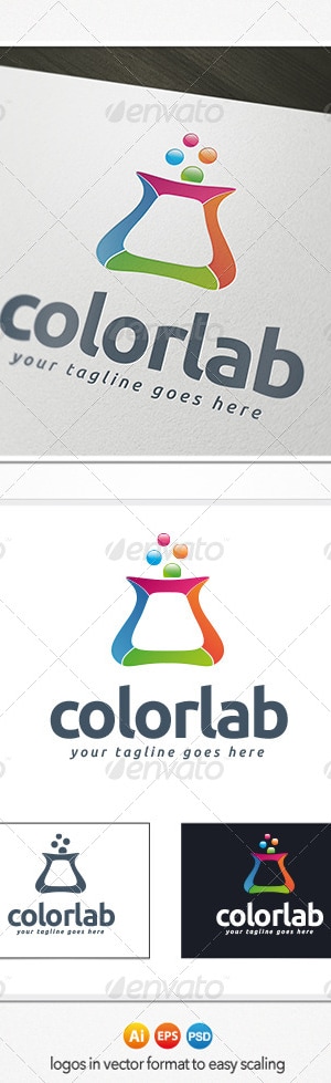 Color Lab Logo, Logo Templates | GraphicRiver