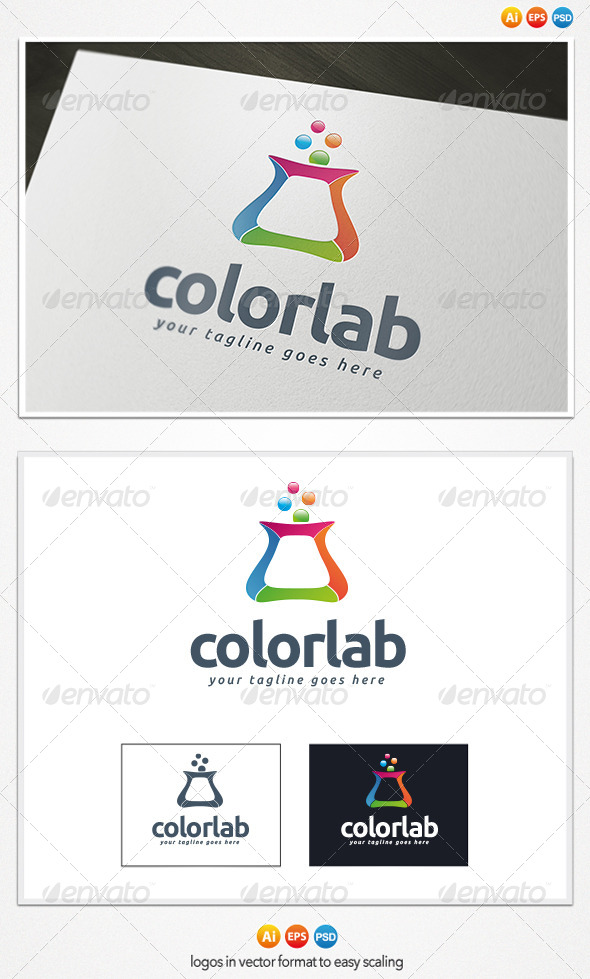 Color Lab Logo, Logo Templates | GraphicRiver