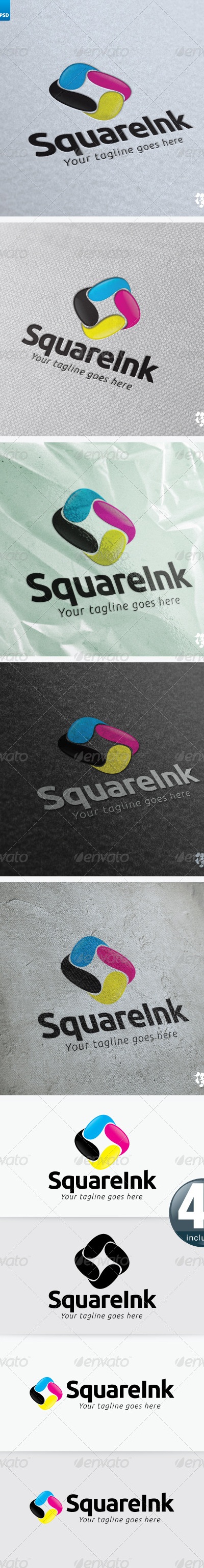 Square Ink, Logo Templates | GraphicRiver