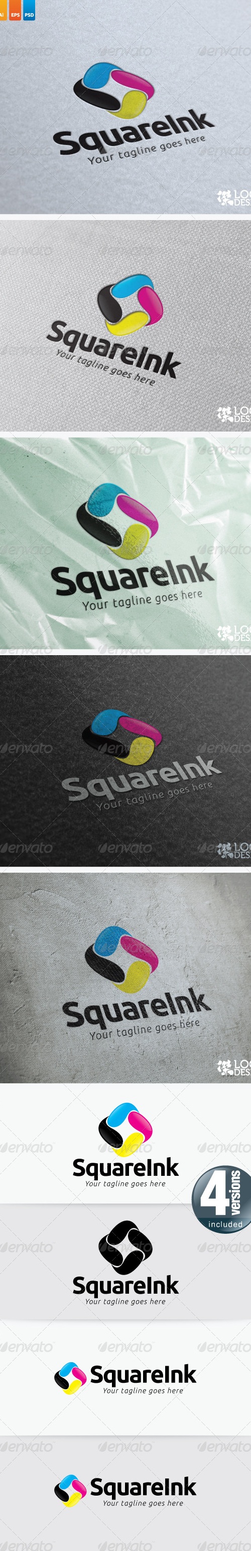 Square Ink, Logo Templates | GraphicRiver