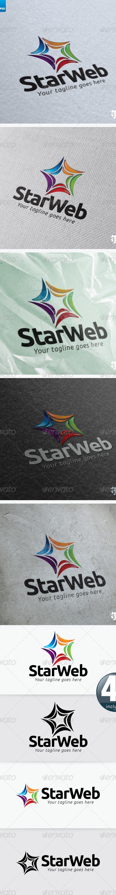 Star Web, Logo Templates | GraphicRiver