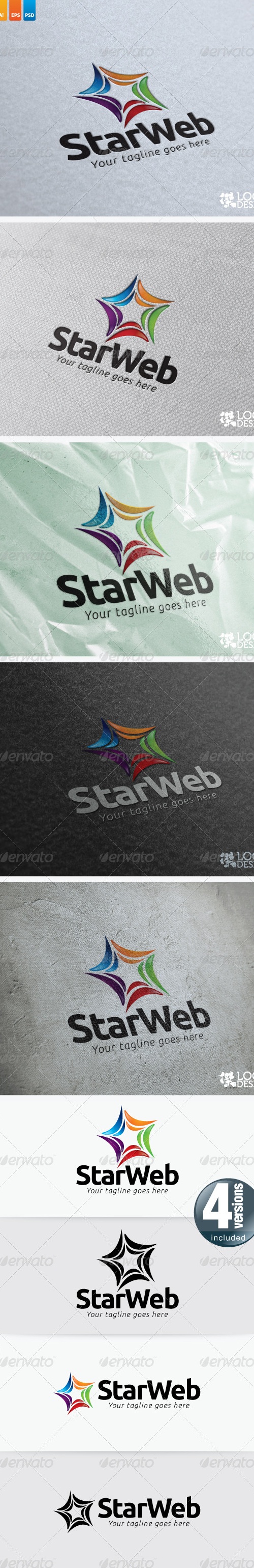 Star Web, Logo Templates | GraphicRiver
