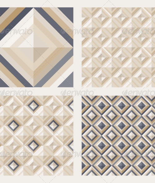 Set of Floor Tiles Patterns, Vectors | GraphicRiver