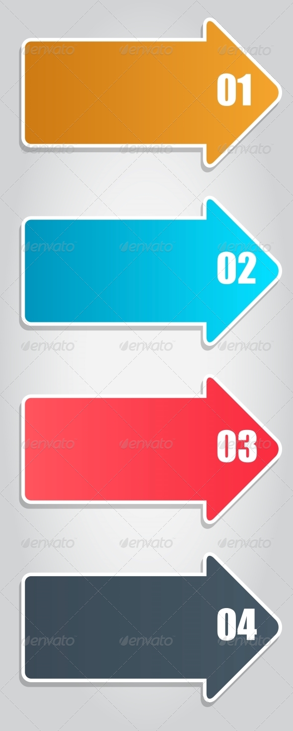 Infographic Arrows, Vectors | GraphicRiver