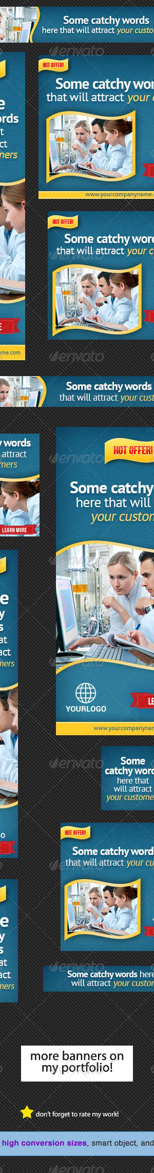 Corporate Web Banner Design Template 11, Web Elements | GraphicRiver