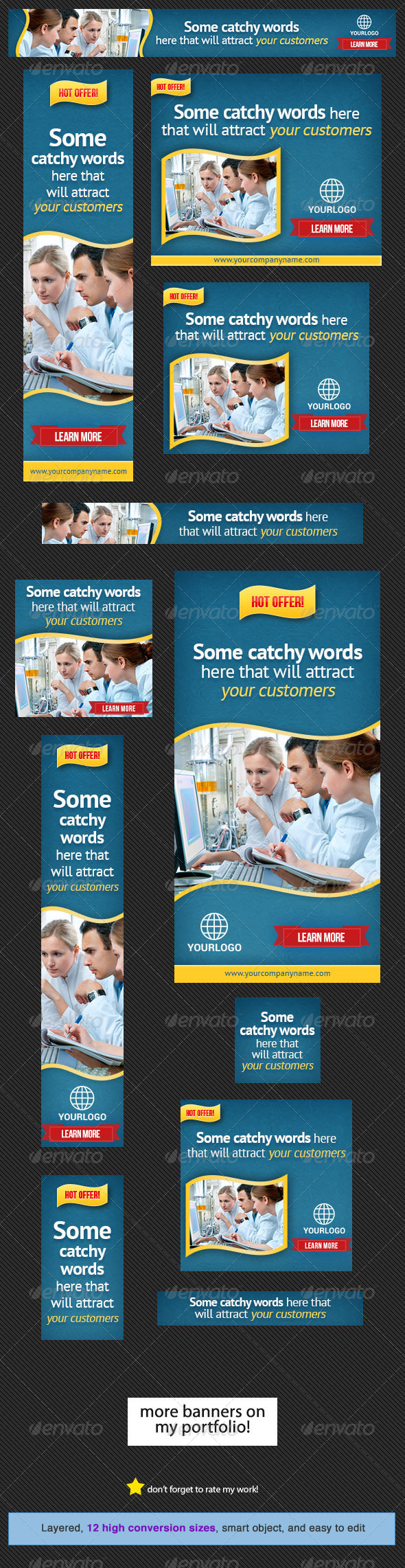 Corporate Web Banner Design Template 11, Web Elements | GraphicRiver