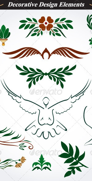 Collection of Decorative Design Elements 15, Vectors | GraphicRiver