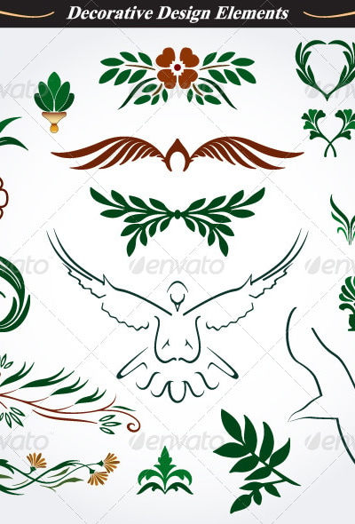 Collection of Decorative Design Elements 15, Vectors | GraphicRiver