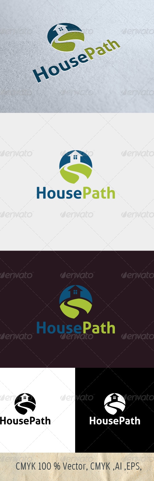 HousePath, Logo Templates | GraphicRiver